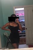 I really love how the material is stretchy, because it makes the dress super comfortable! Great fit, only thing I'm worried about is spilling out, but I'm getting it a bit tailored at the top to prevent that.

*In the picture: it doesn't show the proper length, I pinned it to make the dress shorter - Gita P.