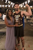 Although I ordered L, I could have gotten away with the M and if you're not chest heavy I'd recommend sizing down. I will warn you that this dress shows a deceptive amount of side boob and since it's fabric heavy, one tends to look bigger. - Sruthi M.