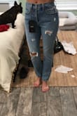 These are my first pair of high waisted jeans. I feel like I'll get a lot of use out of them!!! - Brooke C.