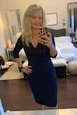 This dress is killer! I wear it to work and always get so many compliments. I bought a large and it's perfect. I love the boss babe power I feel wearing it! Bought it in white too! - Carrie D.