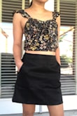 Love to wear it for a night out or just casual outing. It's comfortable and not too short.It has pockets too. - Grace F.