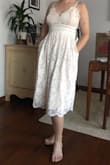 I can't wait to wear this to my bridal shower this weekend! It's so cute and fits perfectly. And who doesn't love pockets? - Emily G.