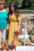 This dress is amazing! I've received so many compliments on it. The chest area is a bit big/revealing though and I have to safety pin it closed. If I had bigger boobs, it would probably be fine... - Kelsie S.
