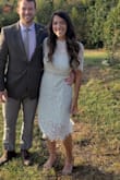 This dress is super comfy and I received so many compliments on it. It was perfect for a wedding but I might order it in another color if a wedding is the event you're wearing it for. I ordered the light blue and my only hesitation was that I wore it to a wedding and my fiance and dad thought it was white. I would never wear a white dress to someone's wedding and thankfully I checked with my friend/the bride beforehand and she could tell it was blue...but it was pretty close to the point where I was nervous about it haha. - Kelsie S.