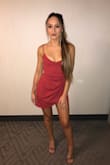 This dress looked cute in the photos online, but it exceeded my expectations. I love it! It fits perfect and the color is absolutely beautiful! Very comfortable and not too short. Perfect for my night out in Vegas. Would highly recommend! - Carlie C.