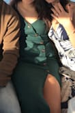 This dress is beautiful. A tiny bit loose but I was afraid that getting a smaller size would be too tight. The quality of the dress is great. It's comfortable and cute. - Sali B.