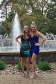 I wore this dress for homecoming. I liked the dress it was pretty and fit very well. I will say it was a little itchy around the arms. I ordered the xs, and I would say true to size. - Deidra G.