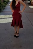 I bought this for a spring wedding and ended up wearing it for a second wedding later that year! The material is good quality and doesn't need a slip. The ruffles are fun and the dress is comfortable enough for a night of dancing- would highly recommend. - Marisa R.