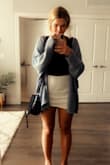 I always struggle with skirts and shorts riding up, so the combo of both is perfect! I love the fit and it can be worn dressed up or down. HIGHLY recommend to add this piece to your closet. - Elle R.