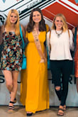 Really like this dress! It's a bit sheer on top, so I would suggest a white or nude plain bralette underneath. Wore it to my Bach party, and will be taking it on my honeymoon. - Kelly T.