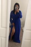 This royal blue dress is absolutely gorgeous!!! I normally wear a medium in everything from lulus but a small fits perfectly! - Addrienne B.