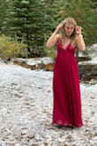 Had to have it hemmed a bit but other then that loved everything about it. - MacKenzie B.