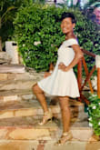 I love this dress. It fits perfect and is very comfortable. I wore it to dinner and I got a lot of compliments. - Samantha J.