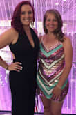 I wore the romper in Vegas for my friend's birthday weekend in June. The fabric is Very light and breathable, easy to move around and didn't cling when walking around in the heat. The romper is a little short so it's hard to were tall heels. I used the sticky bra since the back is open, but they worked fine and didn't fall off. Overall, great purchase and I look forward to wearing it again. - Augusta H.