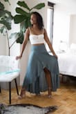 Love it! I ordered a S and XS because I have a smaller waist. the XS seemed a bit tight (I wore this to a wedding and didn't want drinking + eating to result in me being uncomfortable) so I kept the S and it worked out great. I had to find similar top to one on model in photograph because Lulus sold out. Overall, love this skirt. So versatile, too. - Rachel C.