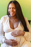 Bought this dress for my wedding day needed something elegant and something that can also fit my pregnancy bod. Went with this dress and it was perfect. - Candis D.