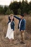 So beautiful! I got so many complements. The dress not only looked amazing but I felt so good in it. I used it for my engagement photos/party. The tan part underneath was a little short but you could wear tan spanks or a skirt under it doesn't show! Overall, great quality and great price for this amazing dress! - Grace S.