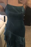 I was expecting the dress to be a bit snug, but it came in too big in the bust, waist, and hips. It was also shorter than I would like in the back. The color and fabric were very nice, so it's a shame it didn't work out. - Elizabeth B.