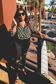 I've been looking for oversized sunglasses for so long at stores, and nothing would fit my (big) head­. So I went to google and found Lulus!! I bought a few based on the reviews... and these will most definitely be my go-to's!! It took a little to get used to the weight of them... but they're pretty versatile and I recommend if you have trouble with finding glasses that fit. - Amber M.