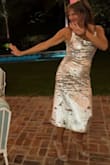 Absolutely love this dress! It was so hot and showed off curves without accentuating any of the troubled spots. Major compliments from EVERYONE. Gorgeous dress with room to move. - Marijke B.
