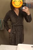 I was hesitant to order a dress offline for a wedding I'm attending in December. This dress is perfect though! The dress is more gold than it appears in the pictures and it's very stretchy. I was looking for a dress that was flattering without being too tight, and I'm so excited I purchased this dress! This was my first order from Lulus and I wasn't disappointed. :) - Katie F.