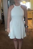 Looks so classy with a touch of sexy with the open back! No need to wear a bra, looks great and is super comfy. What more do you need?! - Kathleen O.
