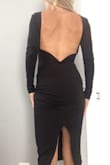 Great material! Very flattering!! Really love it! Going to get some type of strapless bra and sleeves are a little long. But really it fits like a glove! Excited to wear it! - Kristin H.