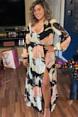 Love this dres! Wore it to a wedding and got lots of compliments. The slit adds the perfect spice to it. - Jessica A.