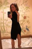 Just had my second baby a few months ago and wanted something fitted but still flattering for an upcoming wedding. I felt the stretchy fabric and snug fit was forgiving for mommy tummy. Got so many compliments! I will say I had to pull dress down every time I walked because the slit was a bit high but it was worth it. - Meryl D.