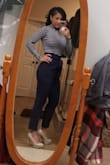 I absolutely LOVE this shirt!! It's really soft and comfortable!! Can be worn for a simple cute look or dressed up for a business casual!! Fits PERFECT! I have to refrain myself from buying in every color! A must buy!! You wont be disappointed! - Laura R.