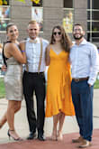 This dress was perfect for a graduate school dinner! I was nervous it would be too long, but it was a great length. I got so many compliments on it. The color was great too! The ties were easy and I felt secure all night long. - Laura F.