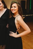 This dress was so beautiful and perfect. I wore it as my bridesmaids dress to my sisters wedding. The dress is very flattering while staying extremely comfortable, it didn't stop me from dancing all night! The back adds a touch of sexy without being reveling, and the best part - no bra needed! 10/10 recommended! - Claire D.