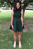 My daughter wore this for Homecoming. She loved the dress! It was comfortable (which she loved) and affordable (which her father loved). - Meghan R.