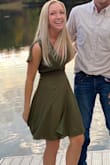I wore this dress to a wedding and it was exactly what I was looking for in the fall season. It fit almost perfect, just the material in the chest was a little hard to adjust due to the wrap closure. - Kelsey W.