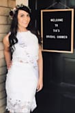Wore this for my bridal shower party and got nothing but compliments! It fit perfectly and was comfortable (especially for 95 degrees in October.. thank you Arizona lol). Top notch quality and the floral detail is flawless! Well worth the purchase! - Tia R.