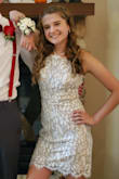 We ordered this dress for my daughter for homecoming and it looked stunning on her. It fit perfectly and was high quality. Much nicer than more expensive dresses from other sites. - Jennifer R.