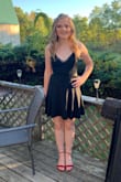 Ordered this for my daughter for her first homecoming. Was nervous about ordering online where she wasn't able to try it on but the picture and description didn't disappoint! The dress fit like a glove and was well made with great fabrics. And actually 4 other girls at my daughters homecoming had this dress from this site as well. - Heather C.