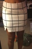 Love the skirt, length is good & slit is a good size. However, if you have any butt it hugs a little. Better for slender body types. Had to return. - Kiana T.