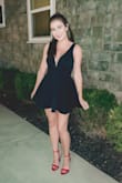 This dress was great for a night out in the city and I really like the shorts underneath (just try not to need to use the bathroom it's a real romper situation) because I'm clumsy. Probably the prettiest dress I've ever owned! Fits true to size! - Michilena M.