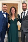 Initially I was worried about the front being so low but this dress fit like a glove and the bottom is so flowy. It will definitely keep you warm with the lining. Highly recommend this dress. - Natascha N.
