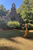 This dress was for a wedding in New Hampshire. It is so cute and comfortable, and fit me perfectly. The color is a little more mustard than it looked on my screen, but I still love it! the flowers are really pretty and the colors look great together. - Lisa M.