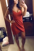 I love this dress. The fit is so flattering and it is versatile to wear! I didn't wear a bra with it and it was fine. - Laura A.