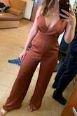 Received 100 compliments! Classy with the material it was perfect for the wedding I attended. I ordered and XS because Lulus runs a little large on me and fit perfect. I normally wear a small. Pants are a little long but had on high heels. Anyone shorter than 5'6" will need to get the pants a altered a little shorter - Matthew D.