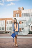 Wore it for graduation pics! Super cute and comfy. The tie waist makes it adjustable for how fitted you wanted it. The only disappointing thing was the zipper on the back isn't holding up great, it gets stuck a lot and is coming apart. Not sure if i just got a bad one! But other than that it's great! - Kelsey M.