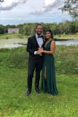 I'm in love with this dress!!! Beautiful color & fit. I did have to get the end hemmed about but other than that it was perfect & so flattering. I didn't wear a bra with it and had no problems. - Kristen P.