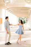 Wore this for my engagement photos on a humid 95 degree day and didn't feel overly hot despite its heavier fabric! Only complaint is it's a tad short for my liking but it still hit my fingertips and was perfect for a spin photo! - Mary M.