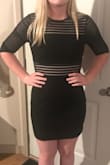 LOVE this dress! Super cute! The only negative about this dress is the material bunches on the hips when I walk but it's not super noticeable and could just be my body type. - Jamie V.