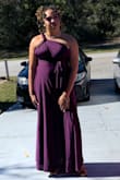 I brought this dress for a wedding and its cute but I don't think it was for me. I didn't liked the way it looked. Could of been how I decided to wrap it. - Jasmine A.