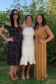 Perfect bridal shower dress! I got tons of compliments. It fits very nicely and smooths out a lot of imperfections even though it's white. - Heather M.