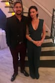 Loved this jumpsuit so much. I ordered the dark green color and it was gorgeous. The material is thick and lined and super smooth on the inside. It is so comfortable to wear. The only issue was the sides gaped a little bit at my ribs. I used fashion tape and that helped. - Annie R.